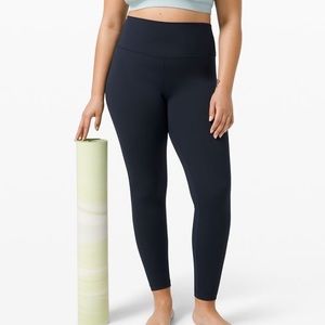 Lululemon WunderUnder HighRise 28” Luxtreme Navy